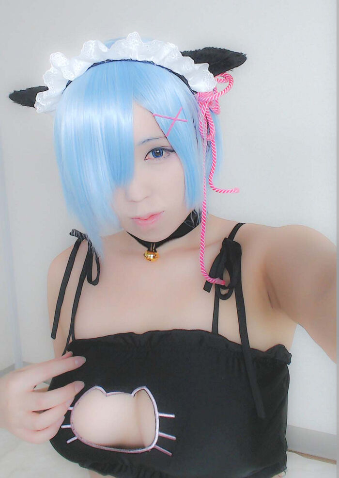 售价1600日元软妹子 Cosplay蕾姆VIP收费视图大尺度诱惑Photo 53P 22th image