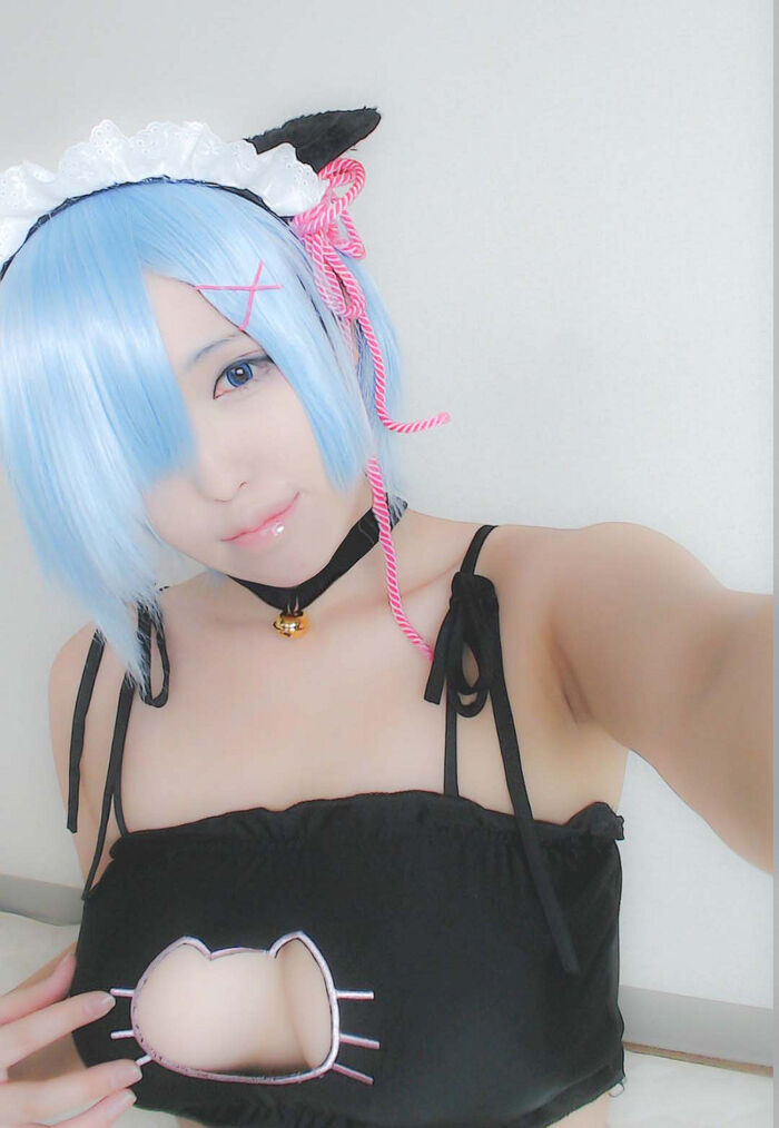 售价1600日元软妹子 Cosplay蕾姆VIP收费视图大尺度诱惑Photo 53P 23th image