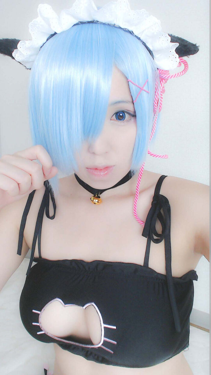 售价1600日元软妹子 Cosplay蕾姆VIP收费视图大尺度诱惑Photo 53P 25th image