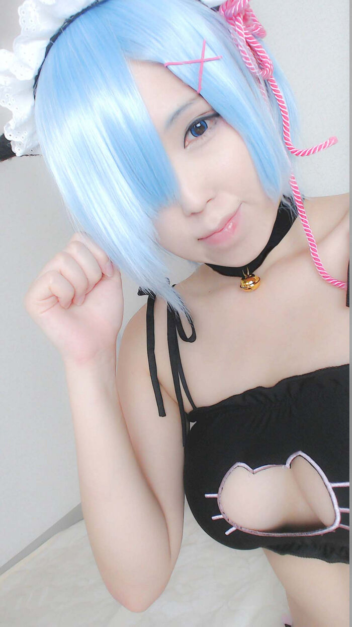 售价1600日元软妹子 Cosplay蕾姆VIP收费视图大尺度诱惑Photo 53P 27th image