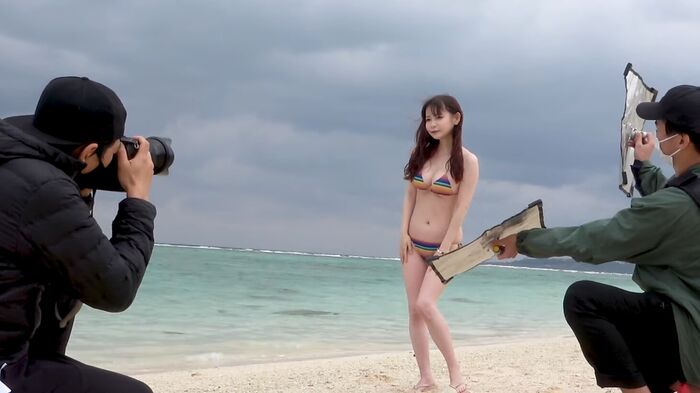 Shoko Nakagawa (37), the making of the latest photo book is too much of a god video ww Miraku Miracle Swimsuit, revealing the back side of the shooting of lingerie! Ideal glued to the mucci body! 30th image