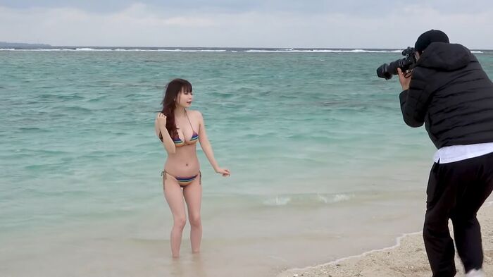 Shoko Nakagawa (37), the making of the latest photo book is too much of a god video ww Miraku Miracle Swimsuit, revealing the back side of the shooting of lingerie! Ideal glued to the mucci body! 34th image