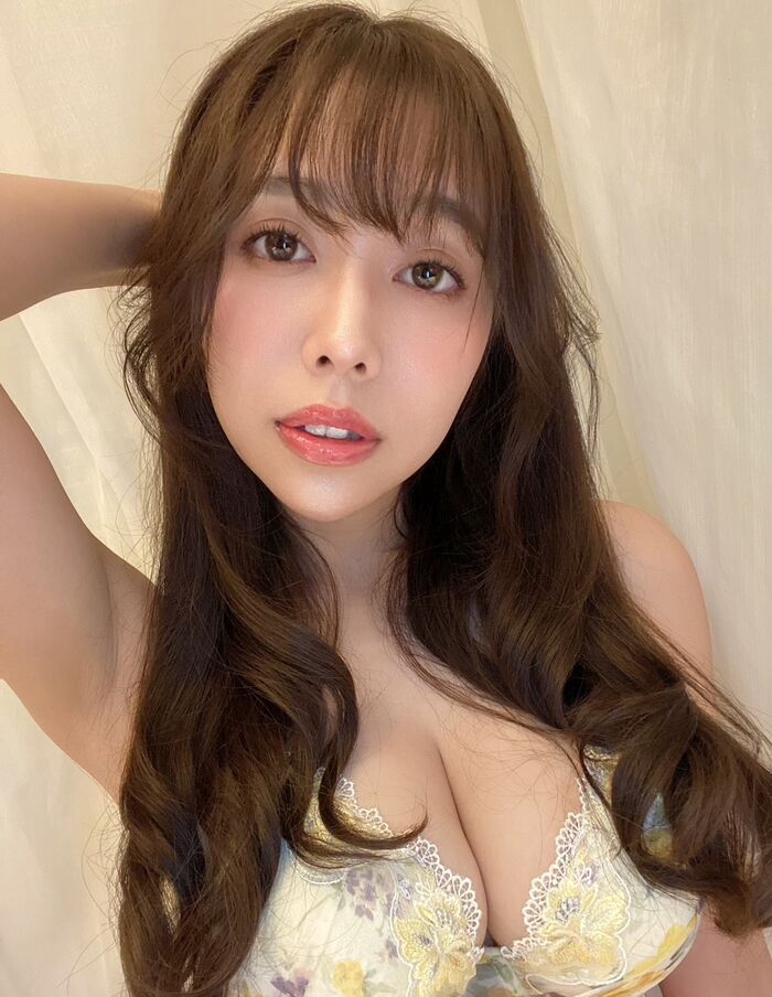 Kamiba Aya Deka Pie selfie summary! J-Cup Bakugou Wife AV Actress Twitter is Too Erotic 9th image