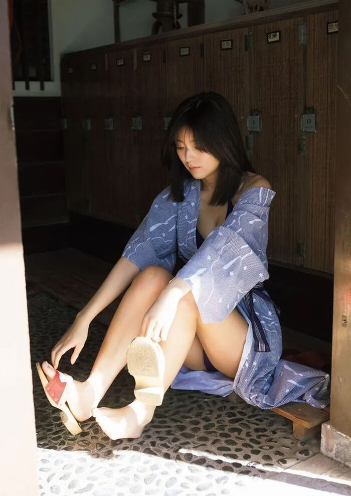 Misakura Kudo, former 'Majin Sentai Kira Major' Kira Mae Pink role, shows off her newly reimagined figure in a swimsuit as a shortcut ww 12th image