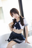 [MiStar Enchantment] Vol.317_嫩模夏希子私房湯缸清纯校服vacuum 秀火辣身材完美诱惑Photo 42P
