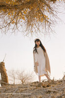 [Tukmo 兔几盟] Vol.102_ Beauty Woman Lord Hari Yu 应沙desert Series White 连身裙性感披风清新美女 Photo 40P