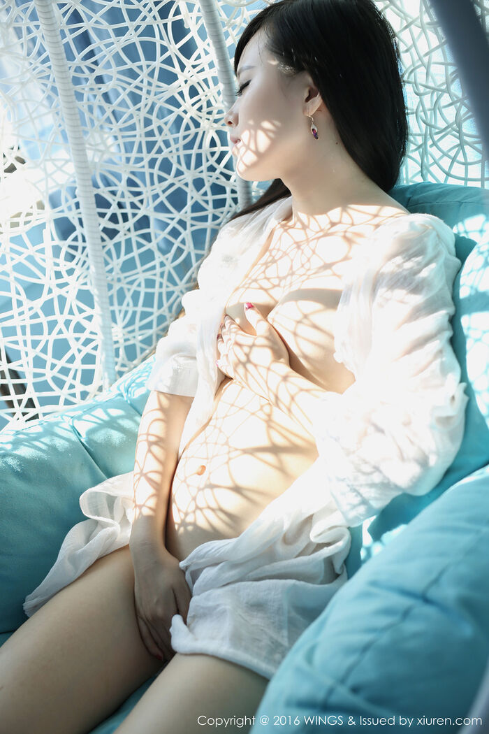 [WingS 影私荟] Vol.022_嫩模喵喵cyann阳光下的私房美女vaku秀美milk极致诱惑Photo 52P 35th image