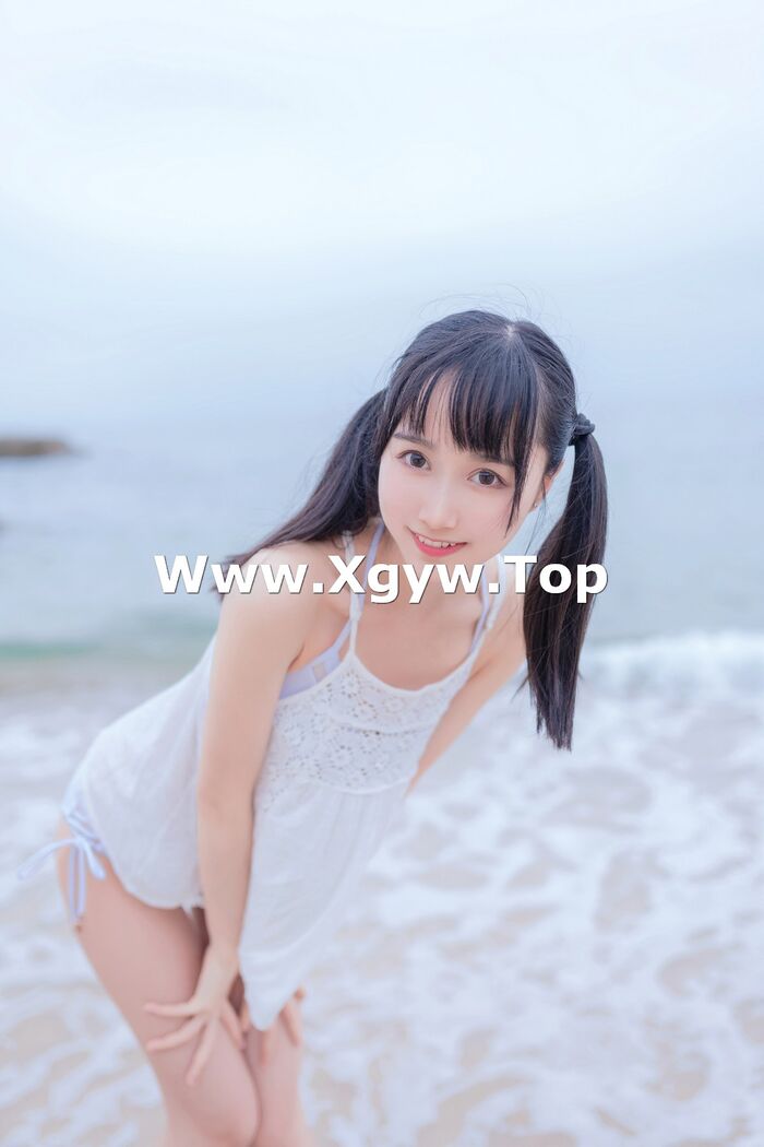 Moe System Xiao 姐姐木绵绵 OwO 海边白比基尼主题沙滩性感比基尼秀完美身材诱惑Photo 30P 7th image