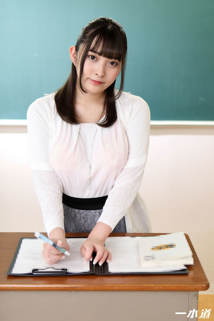 衣吹かのん【無】こんなむっちり巨乳の新任女教師がいたら生徒に悪影響！→結果中出し 動画 3th image