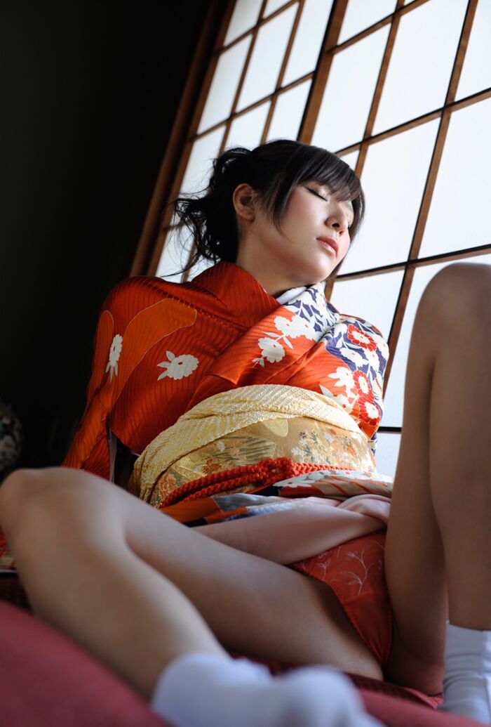 【Japanese clothes erotic image】 Full erection inevitable to Eros in Japanese clothes! I'm glad it's Japan wwww 56th image