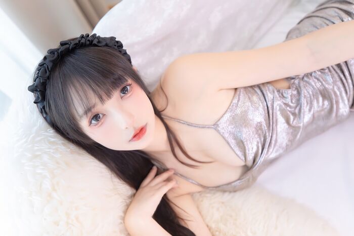 萝莉美女神楽坂真冬午后红茶主题私房低breast吊带裙配超薄肉丝秀翘臀诱惑Photo 75P 66th image