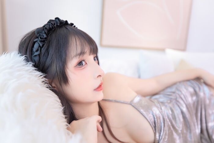 萝莉美女神楽坂真冬午后红茶主题私房低breast吊带裙配超薄肉丝秀翘臀诱惑Photo 75P 67th image