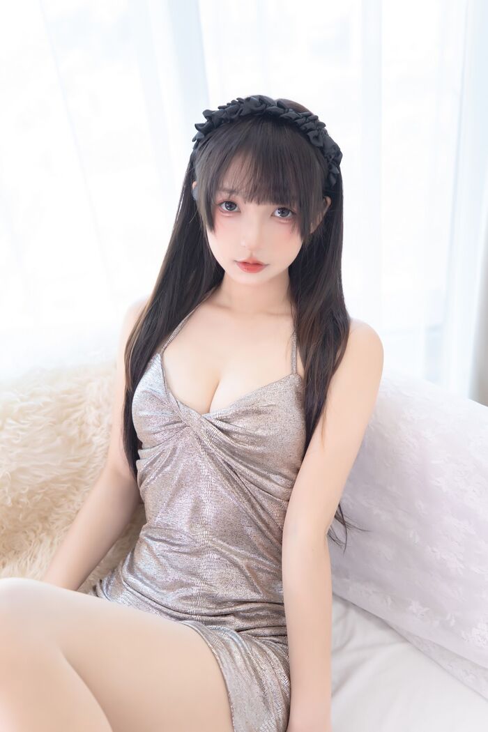 萝莉美女神楽坂真冬午后红茶主题私房低breast吊带裙配超薄肉丝秀翘臀诱惑Photo 75P 68th image