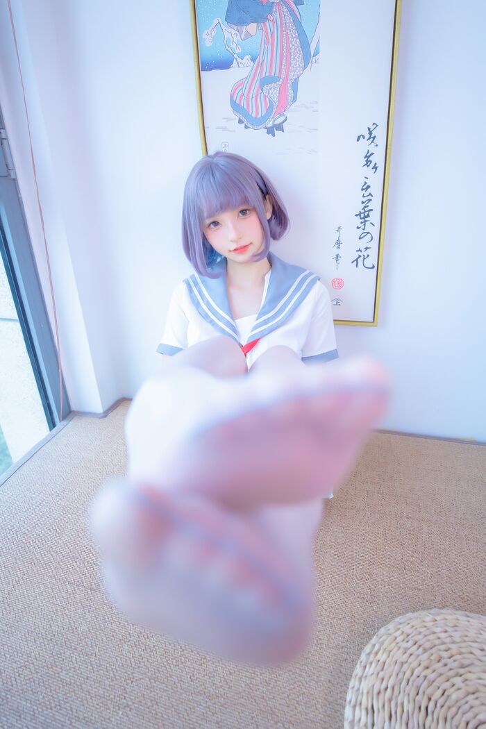 萝莉美女神楽坂真冬ash丝JK 主题私房性感超短JK 服饰配灰丝袜秀美腿诱惑Photo 75P 43th image