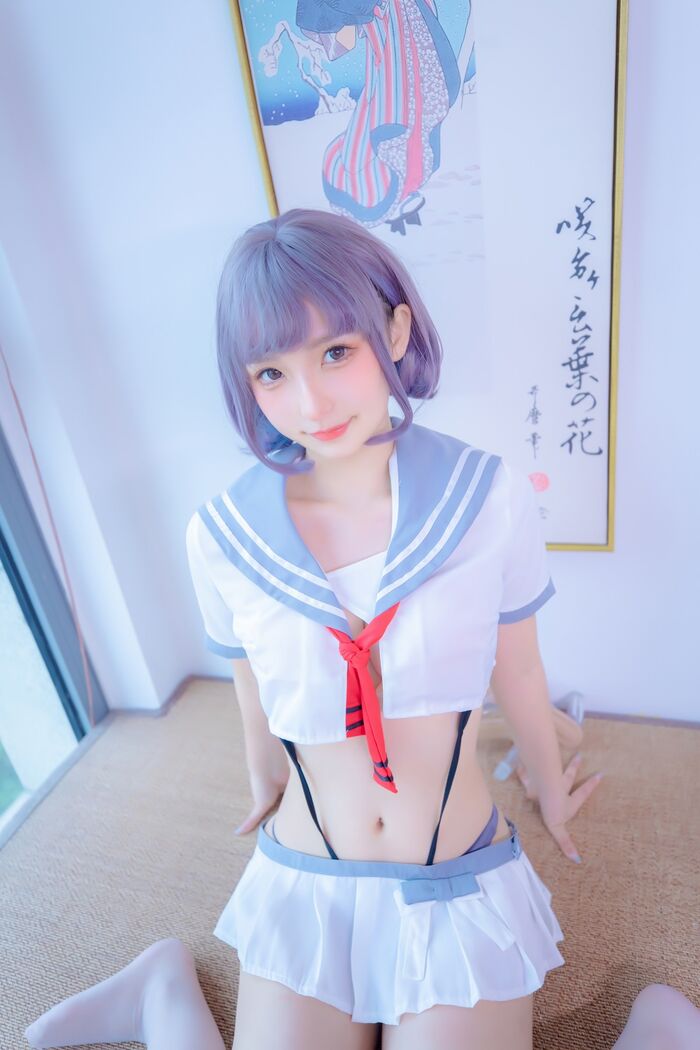 萝莉美女神楽坂真冬ash丝JK 主题私房性感超短JK 服饰配灰丝袜秀美腿诱惑Photo 75P 59th image