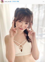 AKB48 Mutoh Korin, fans excited by the off-shot image of the extremely rare swimsuit gravure but too sexy ww bold string bikini!