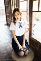 [MyGirl Mihime] Vol.618_ Goddess 绮里嘉 Carina Ibo De-school uniform Exposed Feeling Powder Color Inner Clothing Stray Person Puzzled Photo 95P