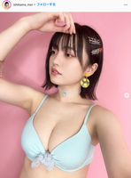 Beautiful idol Ishihama sprouts, hiding busty breasts in the first swimsuit gravure! Fans rejoice at the "UTB" off-shot images of Rainbow Con pre-school students!